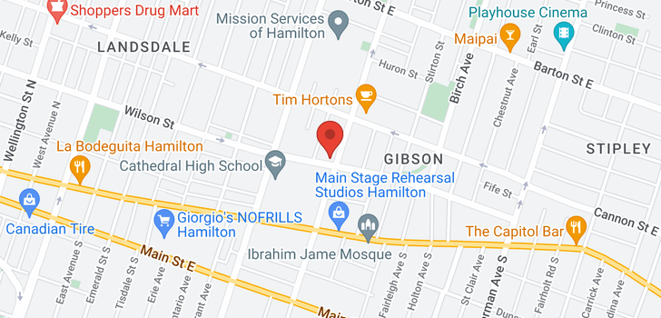 map of 547 WILSON Street